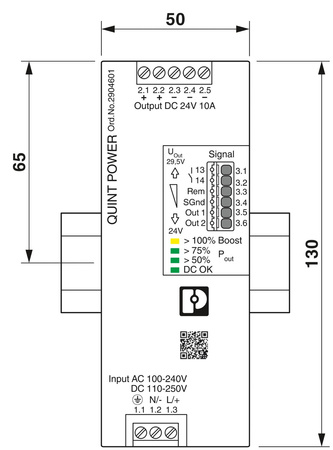 QUINT4-PS/1AC/24DC/10 - Zasilacz | 2904601